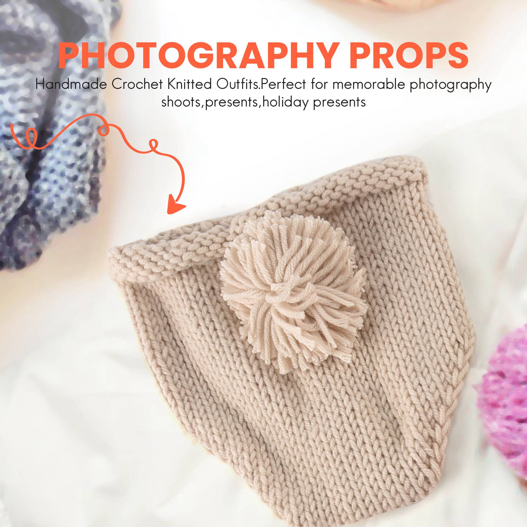 F-3C Newborn Baby Photography  - đánh giá và giá Infant Photography Props Outfit