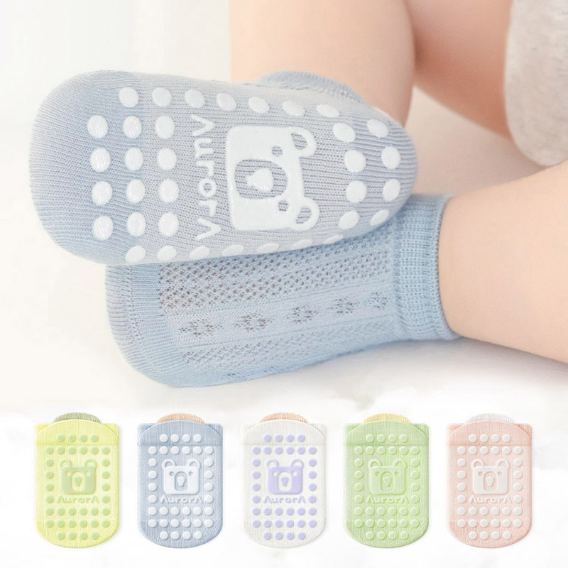 5 Pairs Kids Non-Slip Socks Cu - đánh giá và giá Unisex Baby Socks Non Slip