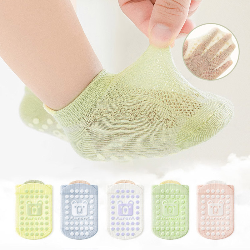 5 Pairs Kids Non-Slip Socks Cu - đánh giá và giá Unisex Baby Socks Non Slip