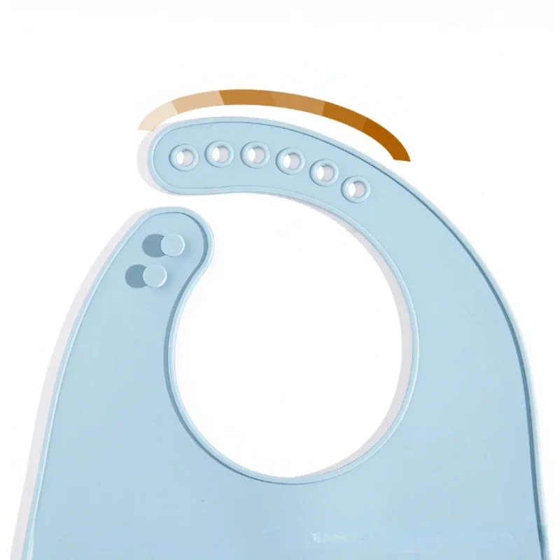 1Pc Solid Color Silicone Baby  - đánh giá và giá Waterproof Baby Bibs Silicone