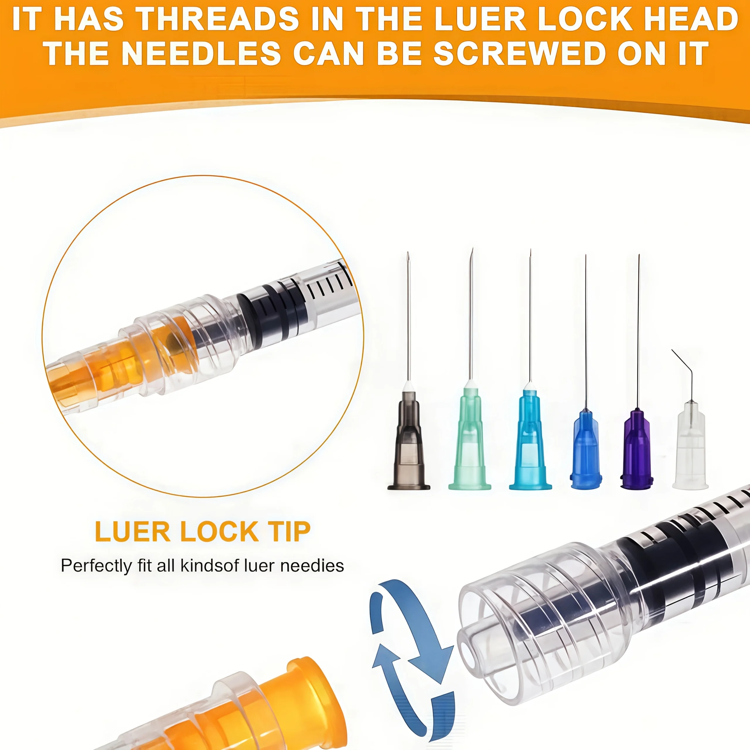 1ml Luer Lock Plastic Syringes - đánh giá và giá Feeding