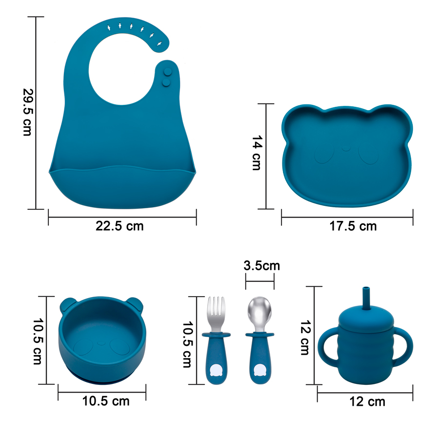 Dropshipping Trung Tâm Cho Bé  - đánh giá và giá Waterproof Baby Bibs Silicone
